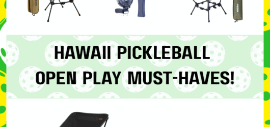 Current Amazon Products to buy for Hawaii Pickleball Open Play Games